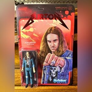 Cliff Burton Action Figure Metallica CliffEmAll- Bass JUN2021CPC Unpunched Card